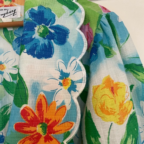 Vintage Floral Robe with Belt - Picture 4 of 8